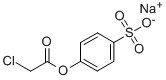 SODIUM-4-(CHLOROACETOXY)-BENZENSULPHONATE 结构式