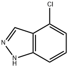 4-氯-1H-吲唑 结构式