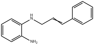 N-(3-PHENYLPROP-2-ENYL)BENZENE-1,2-DIAMINE 结构式