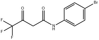 N-(4-BROMOPHENYL)-4,4,4-TRIFLUORO-3-OXOBUTANAMIDE 结构式