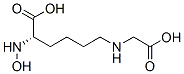 N(epsilon)-(carboxymethyl)hydroxylysine 结构式