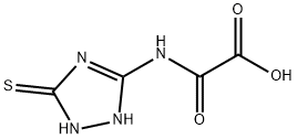 Acetic  acid,  [(4,5-dihydro-5-thioxo-1H-1,2,4-triazol-3-yl)amino]oxo-  (9CI) 结构式