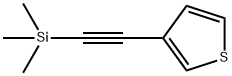 3-三甲硅基乙炔基噻吩 结构式