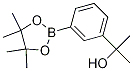 2-(3-(4,4,5,5-四甲基-1,3,2-二氧硼杂环戊烷-2-基)苯)丙-2-醇 结构式