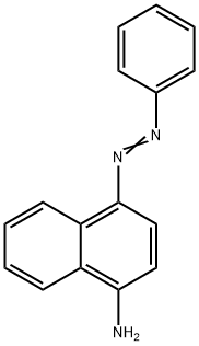 4-苯偶氮-1-萘胺 结构式