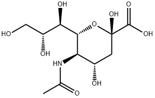 N-乙酰神经氨酸 结构式