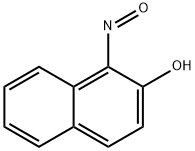 1-亚硝基-2-萘酚 结构式