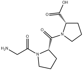 H-GLY-PRO-PRO-OH 结构式