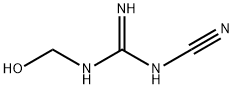 N-cyano-N'-(hydroxymethyl)guanidine 结构式