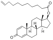 宝丹酮十一烯酸酯 结构式