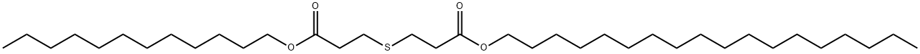 3-[[3-(十八烷氧基)-3-氧代丙基]硫代]-丙酸酯 结构式