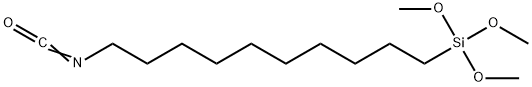 10-异氰酰癸基三甲氧基硅烷 结构式