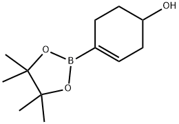 4-(4,4,5,5-四甲基-1,3,2-二氧杂硼烷-2-基)-3-环己烯-1-醇 结构式