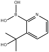 (3-(2-羟基丙-2-基)吡啶-2-基)硼酸 结构式