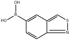 苯并异噻唑-5-硼酸 结构式