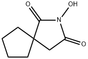 2-Hydroxy-2-azaspiro[4.4]nonane-1,3-dione 结构式