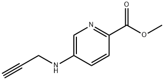 2-Pyridinecarboxylicacid,5-(2-propynylamino)-,methylester(9CI) 结构式