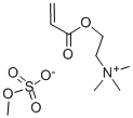 2-TRIMETHYLAMMONIUM ETHYL ACRYLATE METHOSULFATE 结构式