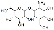 (2-amino-3,4-dihydroxy-5-hydroxymethyl-1-cyclohexyl)glucopyranoside 结构式