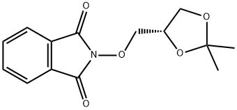 (S)-N-(2,2-DIMETHYL-4-HYDROXYMETHYL-1,3-DIOXOLANE)PHTHALIMIDE 结构式