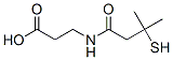 N-(3-mercapto-3-methylbutyryl)-beta-alanine 结构式