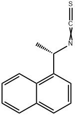 (S)-(+)-1-(1-萘基)异硫氰酸乙酯 结构式