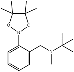 N,2-Dimethyl-N-[2-(4,4,5,5-tetramethyl-1,3,2-dioxaborolan-2-yl)benzyl]propan-2-amine