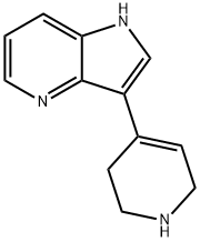 3-(1,2,3,6-四氢-4-吡啶)-1H-吡咯并[3,2-B]吡啶 结构式