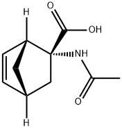 Bicyclo[2.2.1]hept-5-ene-2-carboxylic acid, 2-(acetylamino)-, (1R-endo)- (9CI) 结构式