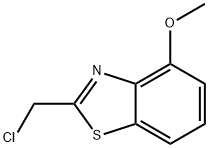 2-氯甲基-4-甲氧基苯并噻唑 结构式