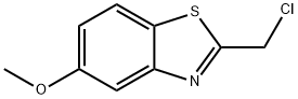 2-氯甲基-5-甲氧基苯并噻唑 结构式