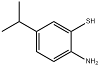 2-氨基-5-异丙基苯硫醇 结构式