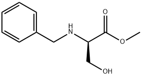 D-N-苄基丝氨酸甲酯 结构式