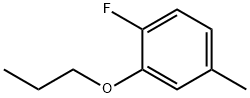 4-Fluoro-3-propoxytoluene 结构式