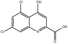 5,7-二氯犬尿喹啉酸 结构式