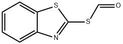 Methanethioic acid, S-2-benzothiazolyl ester (9CI) 结构式