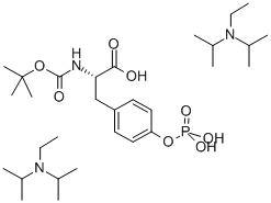 BOC-L-TYR(PO3H2)-OH DIPEA 结构式