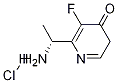 (R)-1-(3-氟吡啶-2-基)乙烷-1-胺 盐酸盐 结构式