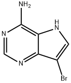 7-溴-5H-吡咯并[3,2-D]嘧啶-4-胺 结构式