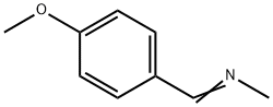 N-[(4-甲氧基苯基)亚甲基]甲胺 结构式