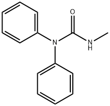 3-甲基-1,1-二苯基脲 结构式