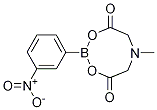 3-硝基苯基硼酸甲基亚氨基二乙酸酯 结构式