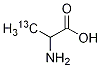 DL-丙氨酸-3-13C 结构式