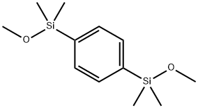 1,4-二(甲氧二甲基硅烷基)苯 结构式