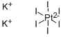 POTASSIUMHEXAIODOPLATINATE(IV) 结构式