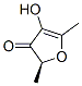 (S)-4-HYDROXY-2,5-DIMETHYLFURAN-3(2H)-ONE 结构式