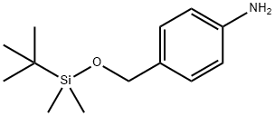 4-((叔丁基二甲硅氧基)甲基)苯胺 结构式