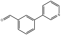 3-(3-吡啶基)苯甲醛 结构式