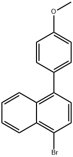 1-broMo-4-(4-Methoxyphenyl)naphthalene 结构式