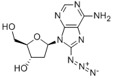 8-AZIDO-2'-DEOXYADENOSINE 结构式